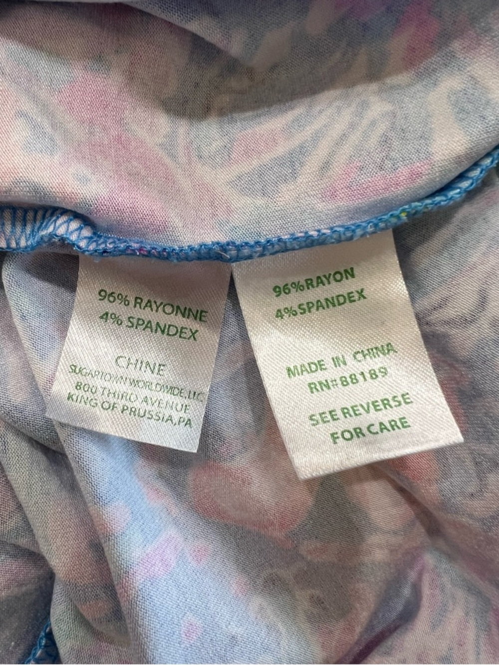 Lilly Pulitzer Patsi Romper All Together Now Print Blue Pink - Picture 6 of 12